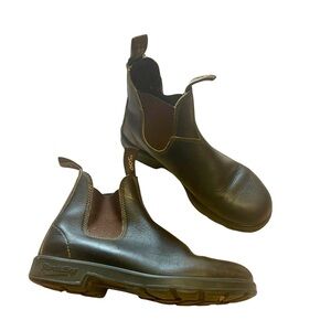 Blundstone Brown Leather Slip-On Chelsea Boots Women’s 10